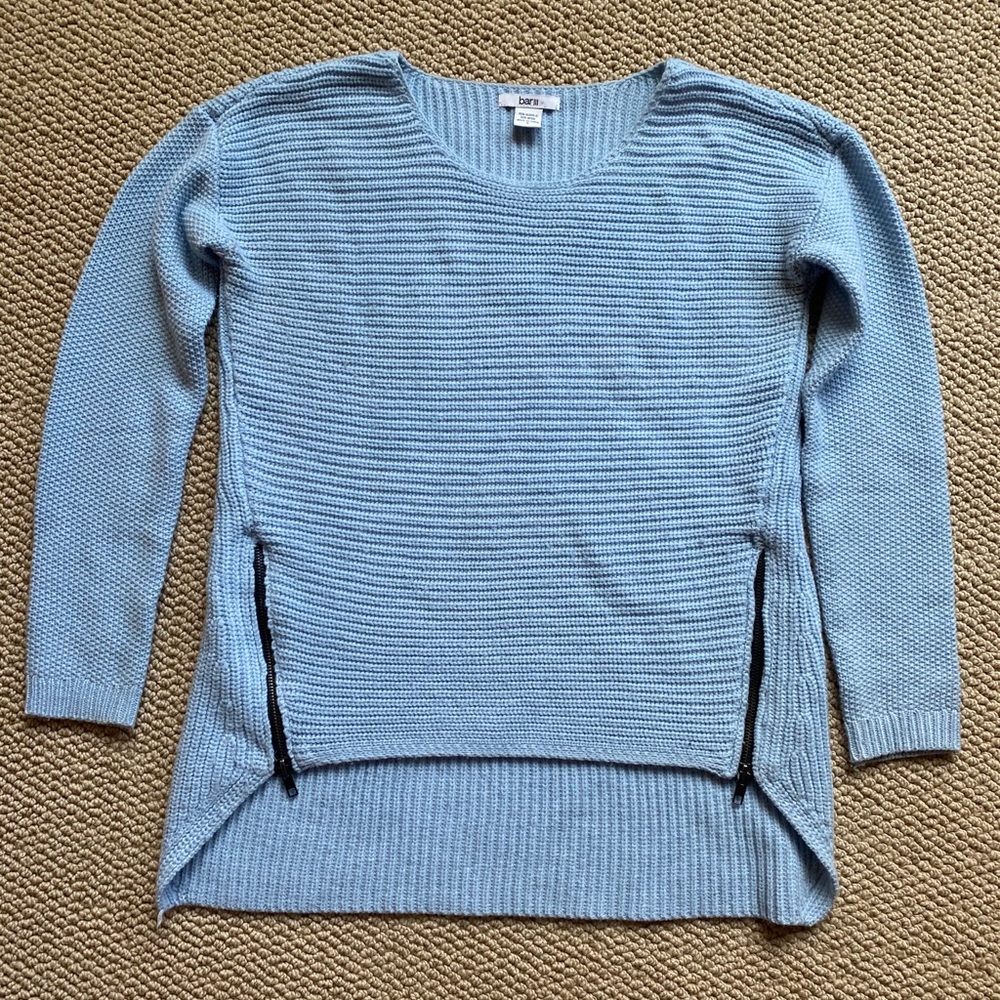 Bar III baby blue sweater